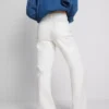 Baumwoll-Denim-Jeans mit geradem Bein Baumwoll-Denim-Jeans mit geradem Bein