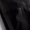 Baumwoll-Denim-Jeans mit mittlerer Leibhöhe und ausgestelltem Bein Baumwoll-Denim-Jeans mit mittlerer Leibhöhe und ausgestelltem Bein