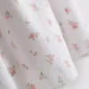 Baumwoll-Dobby-Nachthemd mit Blumenmuster Baumwoll-Dobby-Nachthemd mit Blumenmuster