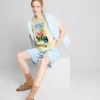 Baumwoll-T-Shirt mit Aufdruck Baumwoll-T-Shirt mit Aufdruck
