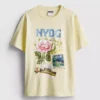 Baumwoll-T-Shirt mit Aufdruck Baumwoll-T-Shirt mit Aufdruck