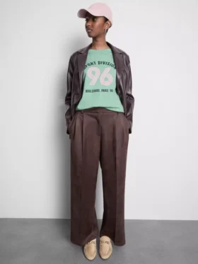 Baumwoll-T-Shirt mit Grafik und kurzen Shorts