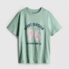 Baumwoll-T-Shirt mit Grafik und kurzen Shorts Baumwoll-T-Shirt mit Grafik und kurzen Shorts