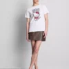 Baumwoll-T-Shirt mit Hello-Kitty-Motiv Baumwoll-T-Shirt mit Hello-Kitty-Motiv