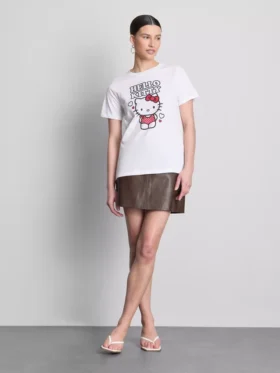 Baumwoll-T-Shirt mit Hello-Kitty-Motiv