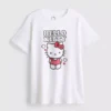 Baumwoll-T-Shirt mit Hello-Kitty-Motiv Baumwoll-T-Shirt mit Hello-Kitty-Motiv