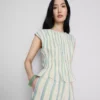 Baumwoll-Trägerhemd mit Rüschen Baumwoll-Trägerhemd mit Rüschen