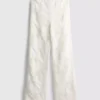 Baumwollreiche Häkelhose mit geradem Bein Baumwollreiche Häkelhose mit geradem Bein