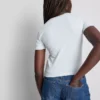 Baumwollreiches T-Shirt in Conan-Grau Baumwollreiches T-Shirt in Conan-Grau