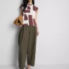 Bedruckte Bluse mit Flügelärmeln Bedruckte Bluse mit Flügelärmeln