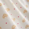 Bedruckte, gerippte Schlafanzug-Shorts