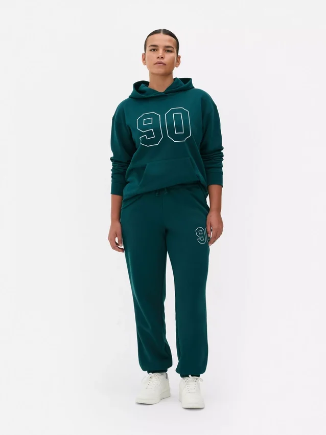 Bedruckte Jogginghose mit Bündchen Bedruckte Jogginghose mit Bündchen