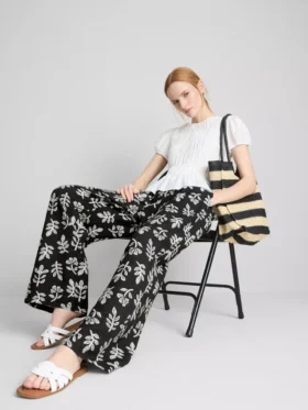 Bedruckte Palazzo-Hose
