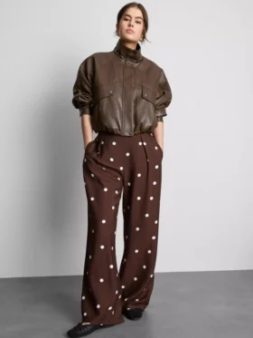 Bedruckte Palazzo-Hose