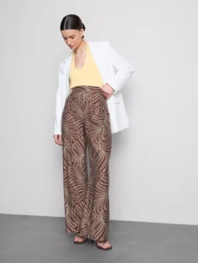 Bedruckte Palazzo-Hose