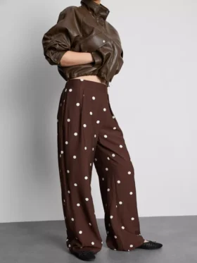 Bedruckte Palazzo-Hose