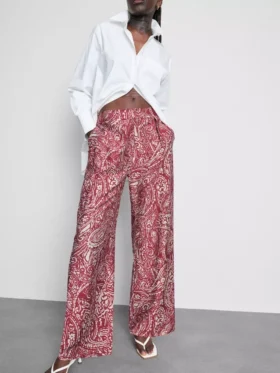 Bedruckte Palazzo-Hose
