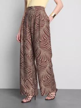 Bedruckte Palazzo-Hose