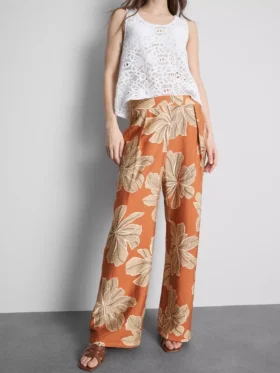Bedruckte Palazzo-Hose