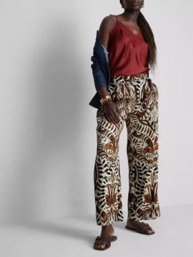 Bedruckte Palazzo-Hose