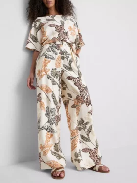 Bedruckte Palazzo-Hose