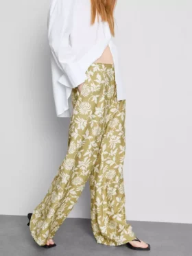 Bedruckte Palazzo-Hose
