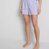 Bedruckte Schlafanzug-Shorts aus Baumwolle Bedruckte Schlafanzug-Shorts aus Baumwolle