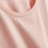 Bedruckte Shorts mit Kurzarm-Schlafanzug aus Baumwolle Bedruckte Shorts mit Kurzarm-Schlafanzug aus Baumwolle