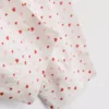 Bedruckte Shorts mit Kurzarm-Schlafanzug aus Baumwolle Bedruckte Shorts mit Kurzarm-Schlafanzug aus Baumwolle