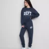 Bedruckte Skinny-Jogginghose aus Baumwollmischung Bedruckte Skinny-Jogginghose aus Baumwollmischung