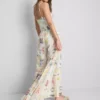Bedruckte Strandhose mit weitem Bein Bedruckte Strandhose mit weitem Bein