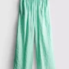 Bedruckte Strandhose mit weitem Bein
