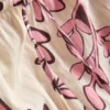 Bedruckte Strandhose mit weitem Bein