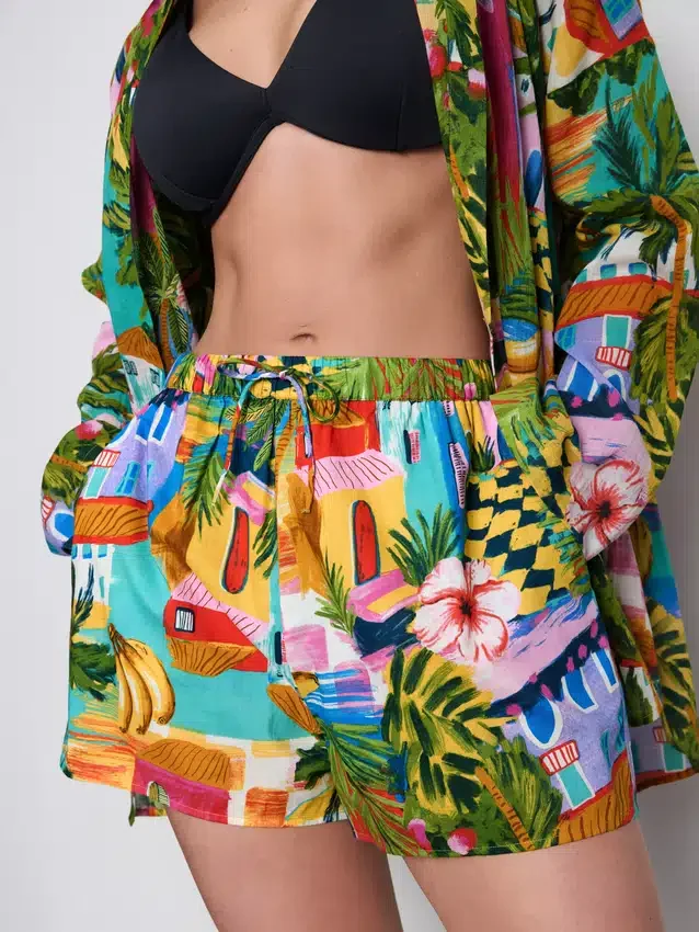 Bedruckte Strandshorts Bedruckte Strandshorts