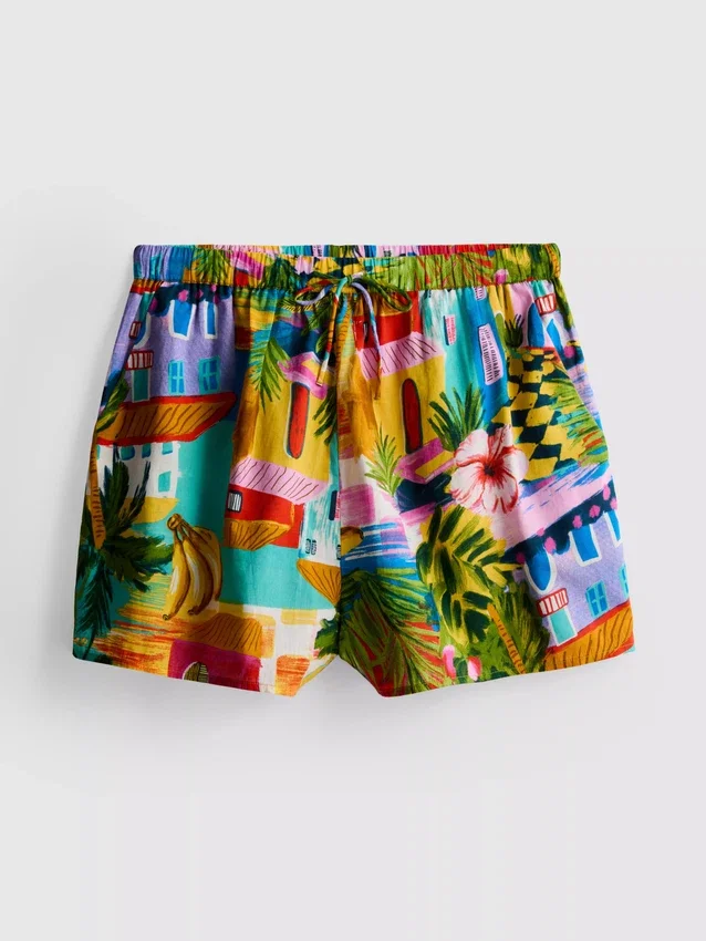 Bedruckte Strandshorts Bedruckte Strandshorts
