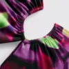 Bedruckter Badeanzug mit Cut-outs Bedruckter Badeanzug mit Cut-outs