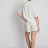 Bedruckter kurzer Boyfriend-Schlafanzug Bedruckter kurzer Boyfriend-Schlafanzug