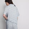 Bedruckter kurzer Boyfriend-Schlafanzug Bedruckter kurzer Boyfriend-Schlafanzug