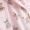 Bedruckter Teddy-Boyfriend-Shorty-Schlafanzug Bedruckter Teddy-Boyfriend-Shorty-Schlafanzug