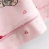 Bedruckter Teddy-Boyfriend-Shorty-Schlafanzug Bedruckter Teddy-Boyfriend-Shorty-Schlafanzug