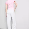 Bedrucktes Baumwoll-Baby-T-Shirt mit Ringer-Säumen
