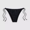 Bedrucktes Bikini-Höschen mit seitlichen Bindebändern Bedrucktes Bikini-Höschen mit seitlichen Bindebändern