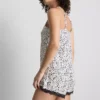 Bedrucktes Cami-Top- und Shorts-Schlafanzug-Set Bedrucktes Cami-Top- und Shorts-Schlafanzug-Set