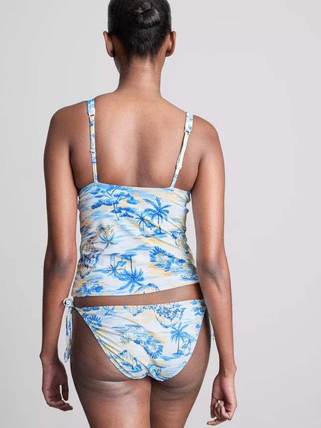 Bedrucktes Tankini-Oberteil Bedrucktes Tankini-Oberteil