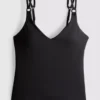 Bedrucktes Tankini-Oberteil Bedrucktes Tankini-Oberteil