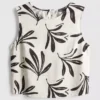 Bedrucktes Tanktop aus Baumwollmischung Bedrucktes Tanktop aus Baumwollmischung