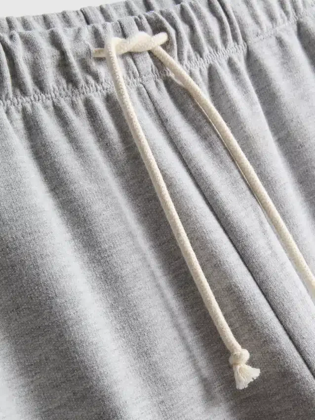 Bequeme Jogginghose aus Baumwollmischung mit weitem Bein Bequeme Jogginghose aus Baumwollmischung mit weitem Bein