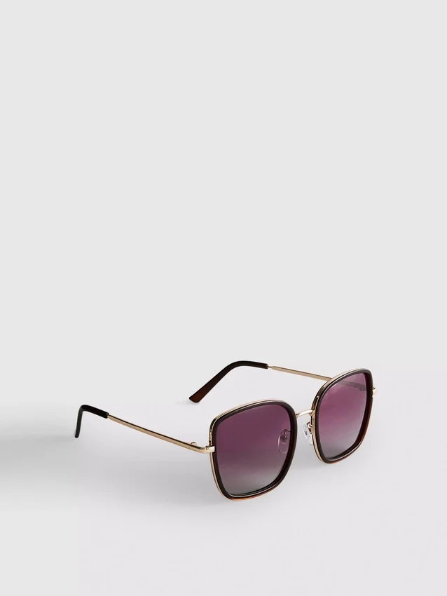 Übergroße quadratische Sonnenbrille Übergroße quadratische Sonnenbrille
