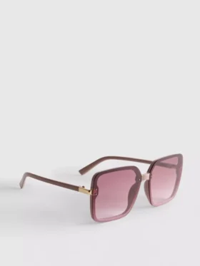 Übergroße quadratische Sonnenbrille