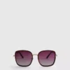 Übergroße quadratische Sonnenbrille Übergroße quadratische Sonnenbrille